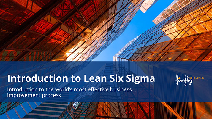 Introduction to Lean Six Sigma